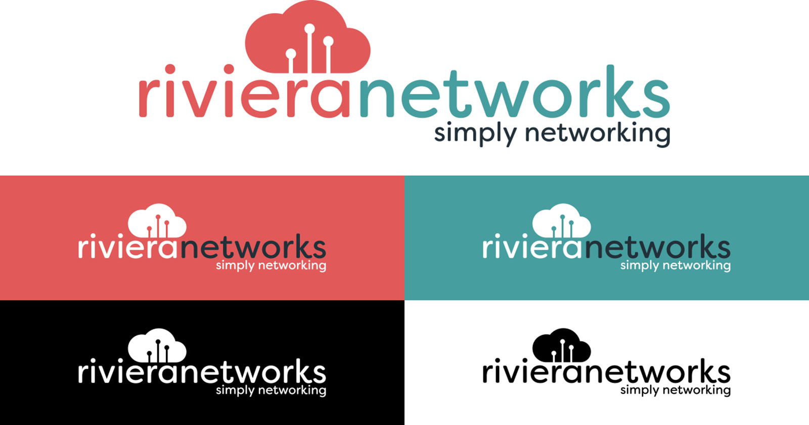 Riviera Networks New Logo design and concepts