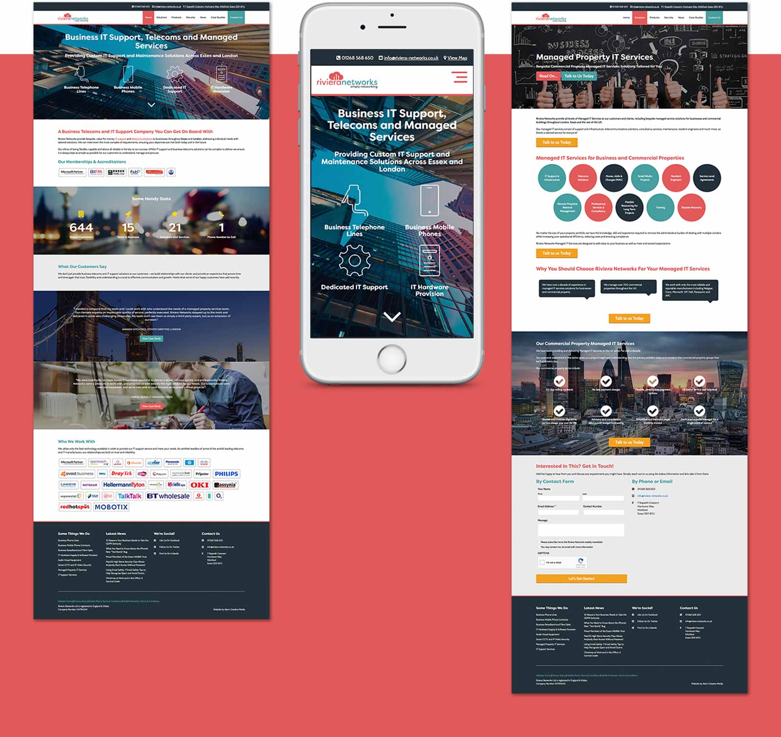 Riviera Networks New Responsive Website Design