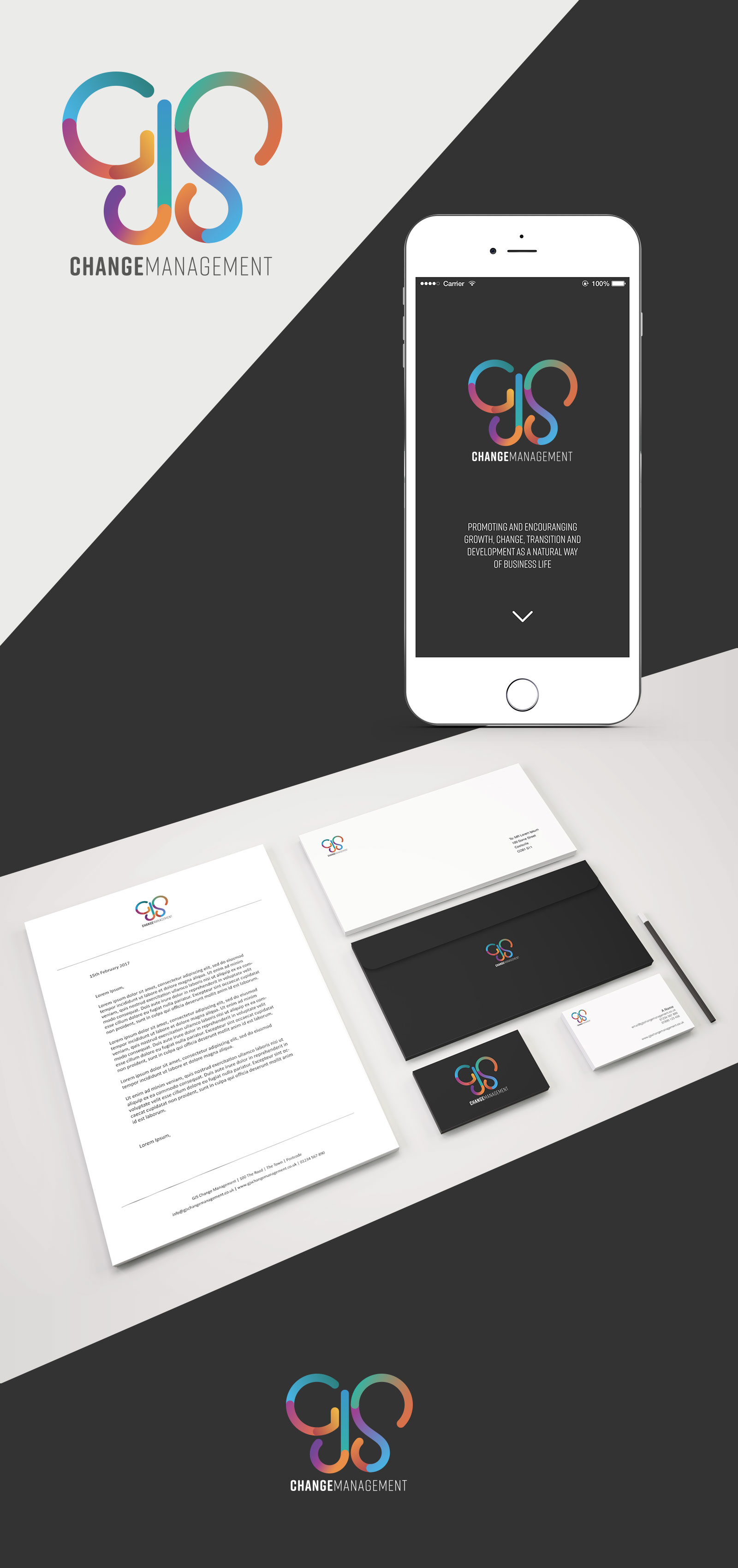 GJS Change Management Web design and branding