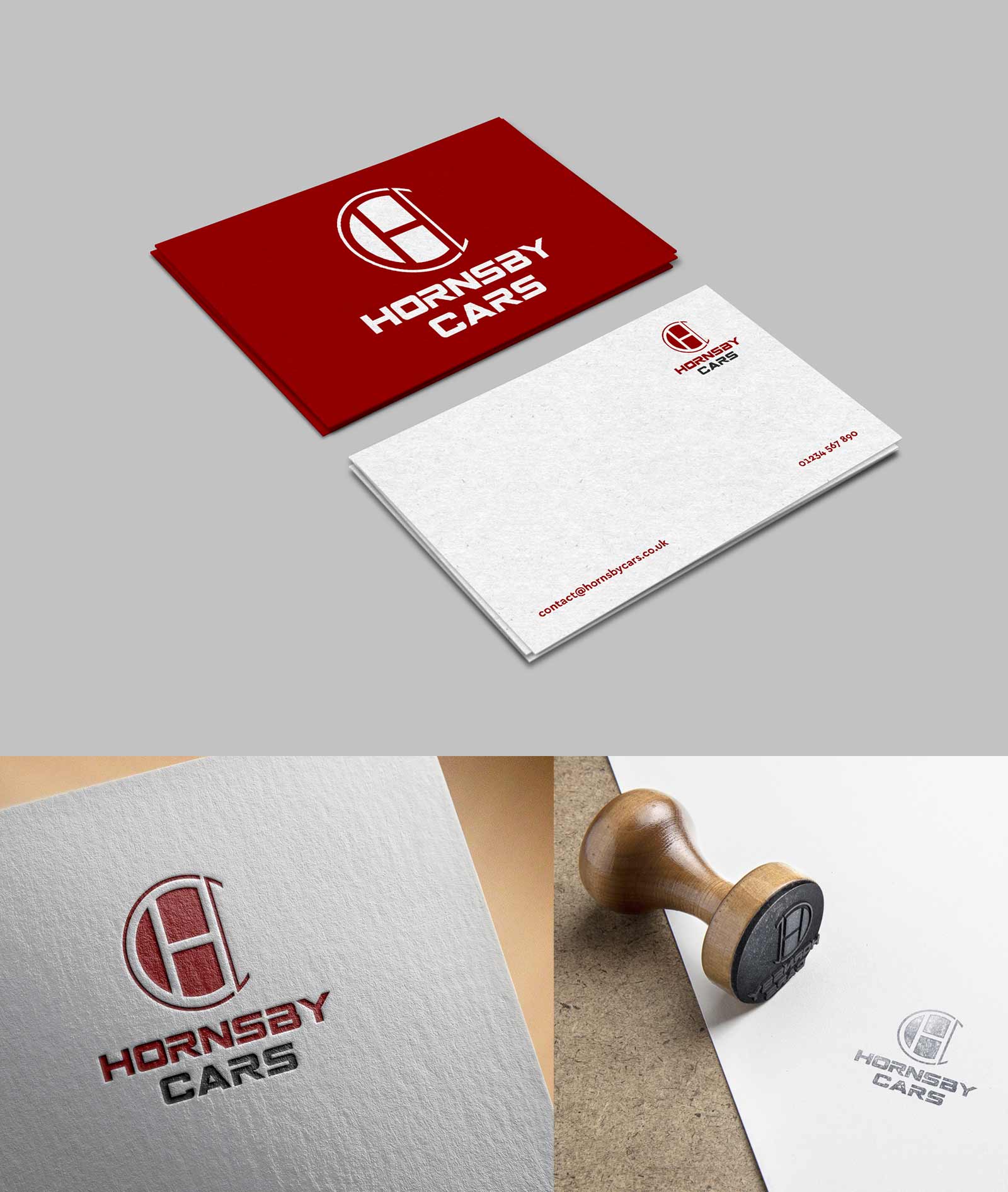 Hornsby Cars logo Business Branding by Atom Creative Media