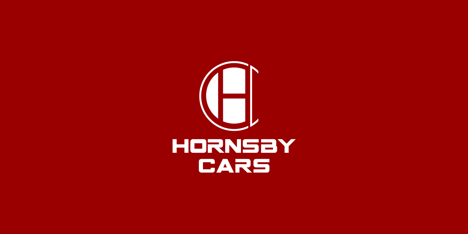 Hornsby cars logo concept