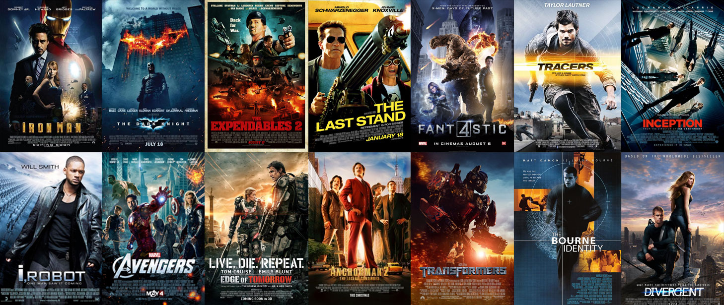 Orange and Blue Movie Posters