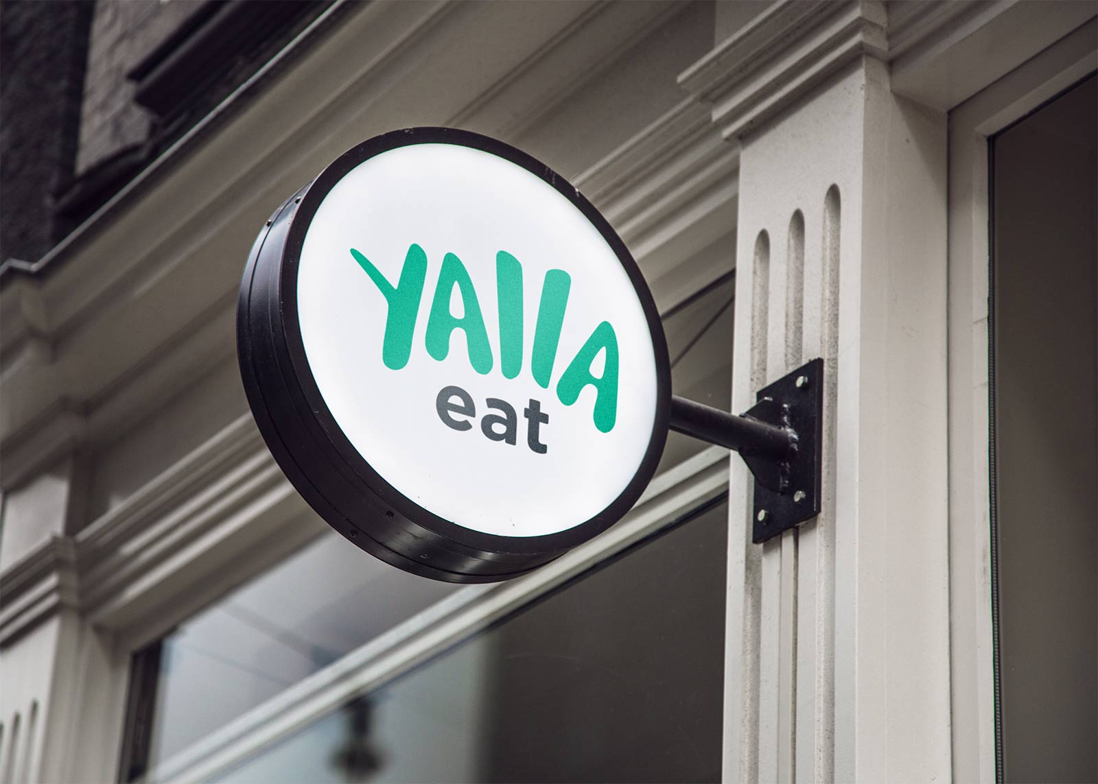 Yalla Eat Branded Hanging Wall Sign